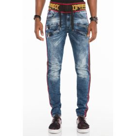 CIPO & BAXX DIVATOS FÉRFI SLIM FIT FARMER CD504 BLUE