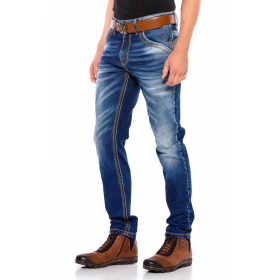 CIPO&BAXX DIVATOS FÉRFI FARMERNADRÁG CD530BLUE