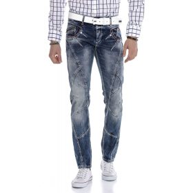 CIPO & BAXX DIVATOS FÉRFI FARMERNADRÁG CD563 BLUE