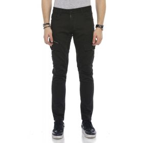 CIPO&BAXX DIVATOS FÉRFI FARMERNADRÁG CD566 BLACK