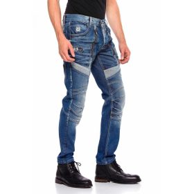 CIPO & BAXX DIVATOS FÉRFI FARMERNADRÁG CD576 BLUE