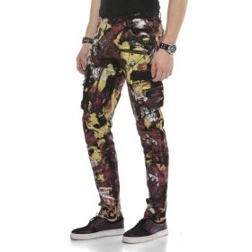 CIPO & BAXX DIVATOS FÉRFI FARMERNADRÁG CD587 RED