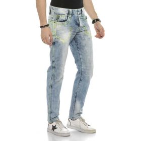 CIPO & BAXX DIVATOS FÉRFI FARMERNADRÁG CD596LIGHTBLUE