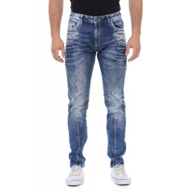 CIPO&BAXX SLIM FIT FARMERNADRÁG CD695 BLUE