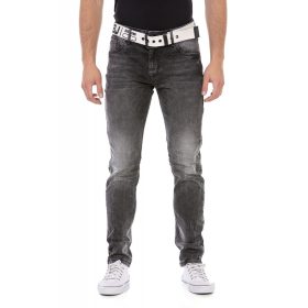 CIPO&BAXX REGULAR FIT FÉRFI FARMERNADRÁG CD712 ANTHRACITE