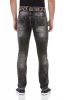 CIPO&BAXX REGULAR FIT FÉRFI FARMERNADRÁG CD713 BLACK