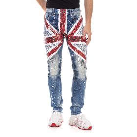 CIPO&BAXX REGULAR FIT FÉRFI FARMERNADRÁG CD714 BLUE