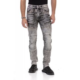 CIPO&BAXX REGULAR FIT FÉRFI FARMERNADRÁG CD732 GREY