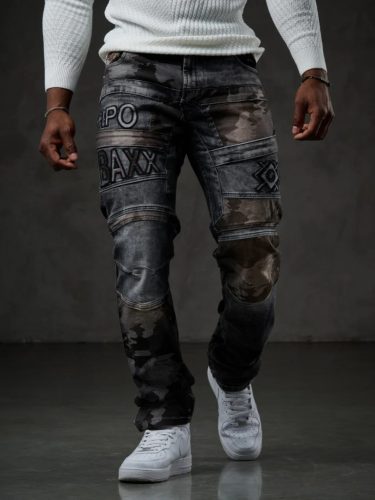 CIPO & BAXX DIVATOS FÉRFI FARMERNADRÁG CD859 BLACK