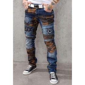 CIPO & BAXX DIVATOS FÉRFI FARMERNADRÁG CD859 BLUE