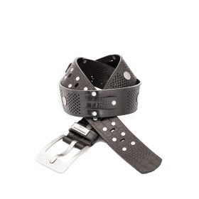 CIPO & BAXX FÉRFI BŐR ÖV CG158 BLACK