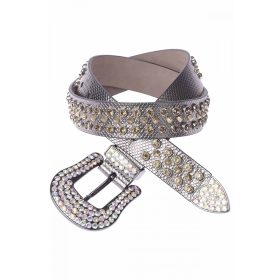 CIPO & BAXX FÉRFI BŐR ÖV CG208 GREY