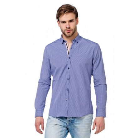Cipo & Baxx fashionable men's shirt CH144 NAVY BLUE
