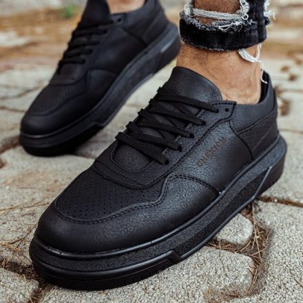 CHEKICH-075.05 black black divatos férfi cipő
