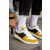 CHEKICH-115.06 white yellow black divatos férfi cipő