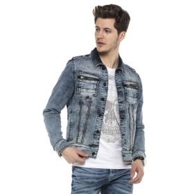 CIPO&BAXX DIVATOS FÉRFI FARMERKABÁT CJ250BLUE