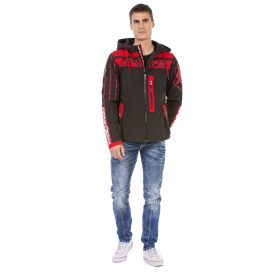 CIPO&BAXX FÉRFI ÁTMENETI DZSEKI CJ275 BLACK