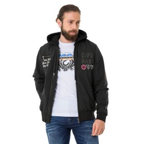 CIPO & BAXX FÉRFI ÁTMENETI DZSEKI CJ283 BLACK