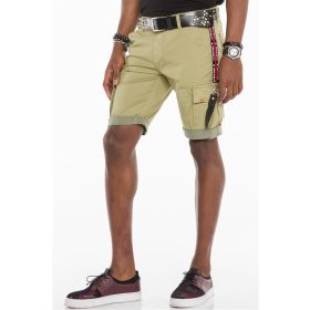 CIPO & BAXX DIVATOS FARMER RÖVIDNADRÁG CK192 KHAKI