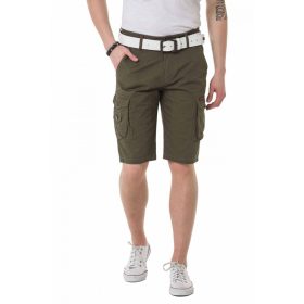 CK265 KHAKI DIVATOS FARMER RÖVIDNADRÁG