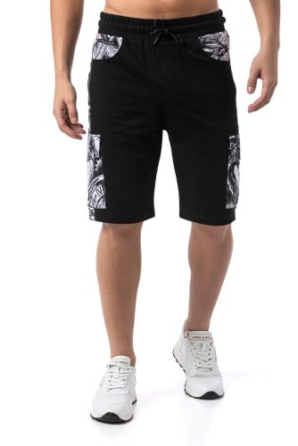 CIPO & BAXX  FÉRFI PAMUT RÖVIDNADRÁG CK298 BLACK