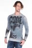 Cipo & Baxx fashionable anthracite men's pullover