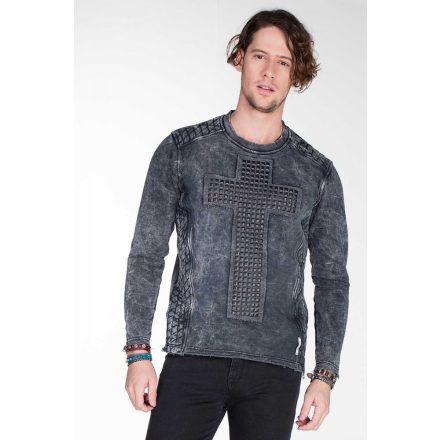 Cipo & Baxx fashionable men's hoodie CL266_ANTHRACITE