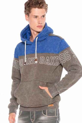 CIPO&BAXX FÉRFI PULÓVER CL428 SAXBLUE