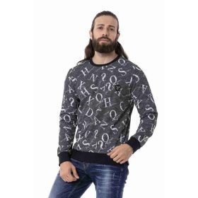 CIPO & BAXX DIVATOS FÉRFI PULÓVER CL513 ANTHRACITE