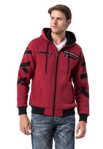 CIPO & BAXX KAPUCNIS FÉRFI PULÓVER