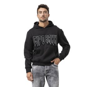 CIPO & BAXX KAPUCNIS FÉRFI PULÓVER