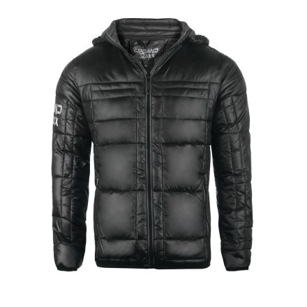 Cipo & Baxx divatos fekete kabát CM127BLACK