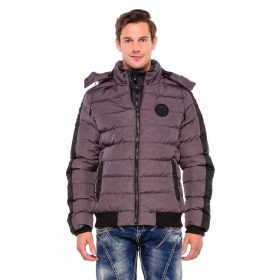 CIPO & BAXX DIVATOS FÉRFI TÉLIKABÁT CM142GREY