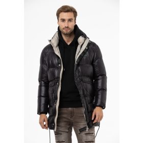 CIPO & BAXX FÉRFI TÉLIKABÁT FEKETE