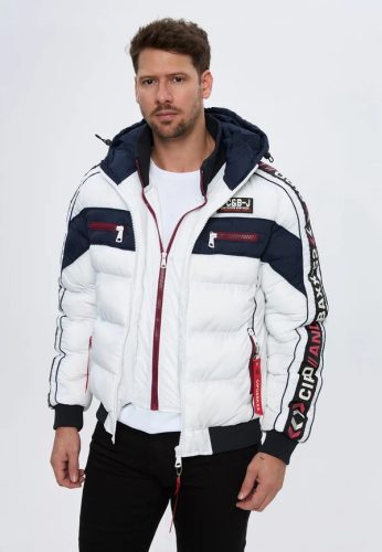 CIPO&BAXX FÉRFI TÉLIKABÁT FEHÉR