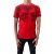 Cipo & Baxx divatos férfi póló CT520 Red