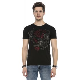 CIPO&BAXX DIVATOS FÉRFI PÓLÓ CT538BLACK