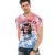 Cipo&Baxx divatos férfi póló CT558BLUE-PINK
