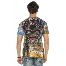 CIPO&BAXX DIVATOS FÉRFI PÓLÓ CT591BROWN