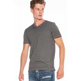 CIPO&BAXX DIVATOS FÉRFI PÓLÓ CT596BLACK