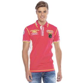 CIPO & BAXX DIVATOS FÉRFI PÓLÓ CT605 FUCHSIA