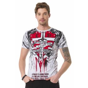 CT673 DIVATOS FÉRFI RÖVID UJJÚ PÓLÓ FEHÉR