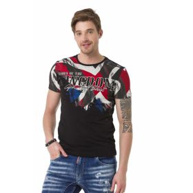 CIPO & BAXX DIVATOS FÉRFI PÓLÓ CT683 BLACK