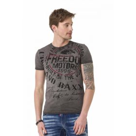 CT689 DIVATOS FÉRFI RÖVID UJJÚ PÓLÓ SZÜRKE