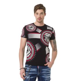 CIPO & BAXX DIVATOS FÉRFI PÓLÓ CT692 BLACK