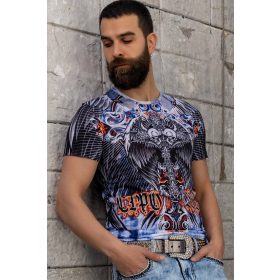 CIPO & BAXX DIVATOS FÉRFI PÓLÓ CT710 BLUE