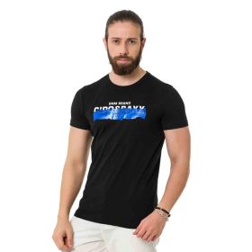 CIPO & BAXX DIVATOS FÉRFI PÓLÓ CT711 BLACK