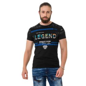 CIPO & BAXX DIVATOS FÉRFI PÓLÓ CT715 BLACK