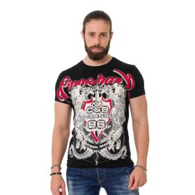 CIPO & BAXX DIVATOS FÉRFI PÓLÓ CT716 BLACK