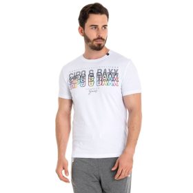 CIPO & BAXX DIVATOS FÉRFI PÓLÓ CT717 WHITE
